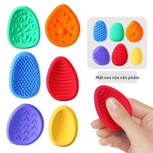 6 Gói Cảm Giác Đá Silicone Fidget Đồ Chơi Giảm Căng Thẳng Và Tự Kỷ Làm Dịu Xuống Họa Tiết Người Lớn Thân Thiện Với Trẻ Em Mới 2025