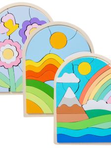 Middle School Color Space Thinking Science Teacher Teaching Aids School Science and Technology Museum Student Gift Creative Rainbow Matching Board