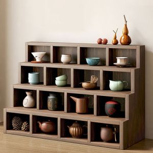 Tea Set Storage Desktop Organizer