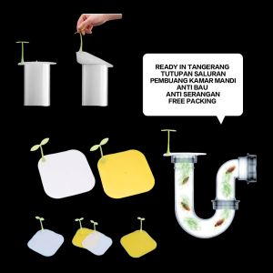 REJEKI 9393 - NEW TUTUPAN SILIKON SALURAN AIR KAMAR MANDI ANTI BAU ANTI SERANGGA