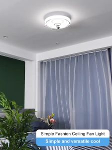 Ceiling Fan With Light 20in Simple stylee Ceiling Fan Lamp Remote Control Cooling Fan Kipas Siling Lampu 吊扇灯