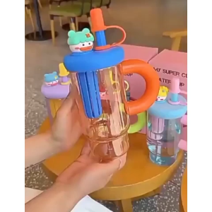 Murah Banget - Botol Minum Karakter 3D Cute Kekinian / Botol Minum Anak Lucu Anti Tumpah / Botol Minum Anak Stylish Praktis