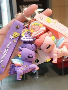 Creative Childrens Couple Keychains Cute Student Toys Boy Girl Pendants Night Small Gifts Metal Material Graduation Gift