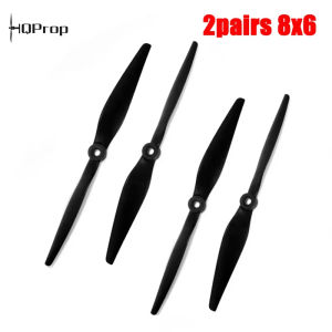 2Pair/lot HQProp E8X6R E8X8R CW CCW Thin Electric Pusher Propeller High Strength Nylon Composite Paddles Fit 8 Inch Long Range R