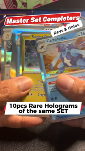 Pokémon Master Set Completer - 10/20pcs Holos & Reverse Non-Repeating Card Packs - Pokémon TCG Cards