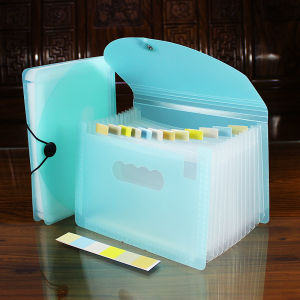 Large Capacity A5 Accordion File Folder Multi-Layer Classification Organizer Tax Invoice Storage Box Business Document Carrier