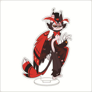 Bandai | Mô Hình Acrylic Anime Hazbin Hotel 16CM - Vaggie Alastor Charlie Morningstar Angel Dust Husk Nifty Cos Đồ Trang Trí Quà Tặng Cho Người Hâm Mộ