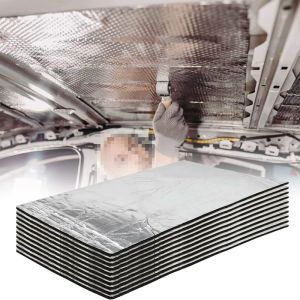 5/10 Sheets Car Sound Deadener Heat Insulation Mat for Auto Van Sound Proofing Deadening Insulation Mat Car Hood Noise Insulator