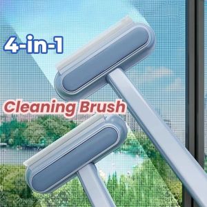 Professional Multifunctional Window Cleaner and Pet Hair Remover with Squeegee and Cleaning Brush