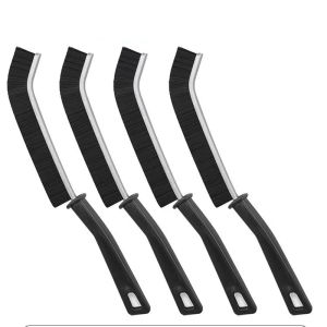 4pcs Durable Grout Gap Cleaning Brush Kitchen Toilet Tile Joints Dead Angle Hard Bristle Cleaner Brushes for Shower Floor Line