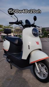 Moto World มอเตอร์ไซค์ ไฟฟ้า1500w60V20AH มอเตอร์ไซค์ไฟฟ้า จักรยานไฟฟ้า 50กม. มอไซด์ไฟฟ้า electric motorcycle ความเร็วสูงสุด 40 km / h หน้าจอLEDไฟหน้า-หลัง COD