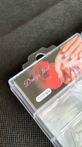 เล็บปลอม PVC สีใสเต็มเล็บ (100ชิ้น)💅 พร้อมส่งในไทยจ้า💅