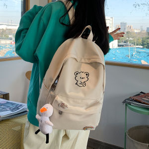 Schoolbag Female Middle School Student Junior High School Student K-style Minimalist Large Capacity Backpack Primary School Girls Ins Waterproof Rucksack Male