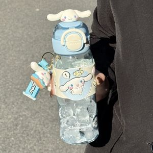 SANRIO | Cute Tritan 2026 New Design Straw Water Bottle with Handle