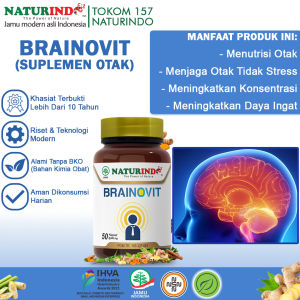 BRAINOVIT Ekstrak Pegagan: Nutrisi Otak yang Membantu Daya Ingat & Fokus Belajar