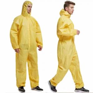Chemical Protective Suit Coverall Hazardous Chemicals Liquid Proof Sulfuric Acid And Alkali Resistant Work Protection Clothing