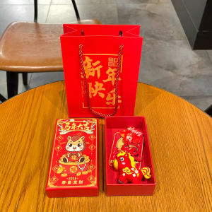 Creative New Years Gift Keychain Cartoon Horse Mascot Toy Lucky Charm Festive Decoration Soft Rubber Animal Shape Cute Design