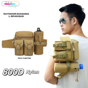 Men Waist Packs Outdoor Sport Military Tactical Shoulder Bag Crossbody Bag Beg Silang Lelaki Waist Pouch Chest Bags