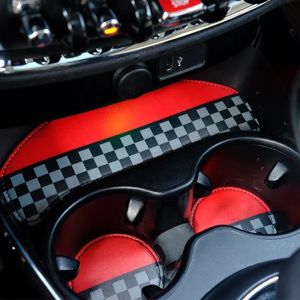 For Mini Cooper F56 F54 F55 F57 F60 R60 Countryman Car Cup  Cushion Cushion Storage Groove Coaster Auto Non-slip Mat Pad
