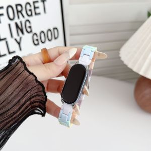 Acrylic Dopaamine Wristband for Xiaomi Band 9/8 New Fashion Candy Womens Style Smartwatch Band High End NFC Accessory