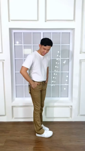 BIGG SALLE  Celana Panjang Cutbray Pria - Bahan Katun Calana Panjang chino Cutbray Pria - Termurah