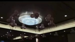 Đèn Mâm Pha Lê Ốp Trần Kích Thước Lớn Sang Trọng Hiện Đại  Đổi Màu 3 Chế Độ Đẹp Mắt - Bảo Hành 5 Năm