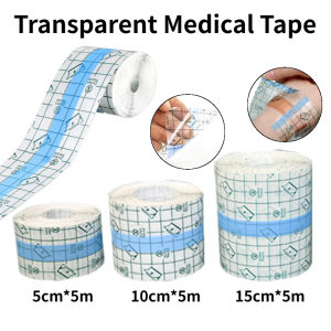 Transparent Medical Tape PU Waterproof Anti-allergic Film Wound Dressing Fixation Tape Tattoo Aftercare Bandage