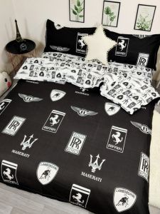 Nordic Style Black Bedding Single Duvet Cover 180x220 Single Double Person Duvet Case 150x200x230cm Modern Simplicity Fiber Blend