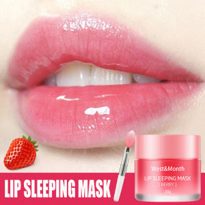 Moisturizing Essence Lip Mask Moisturizing Moist lip care Halus Lembut Pink Pelembab Mulut Moisturizing Lip Balm Pelembab Bibir 20g