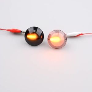 Malcayang | Đèn LED Báo Rẽ Động LED Cho Land Rover Range Rover L322 2002-2012 XGB500020A Phụ Kiện Xe Hơi Đèn Báo Rẽ Màu Vàng