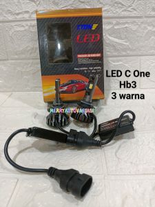 Lampu LED mobil CT one headlights 3 warna