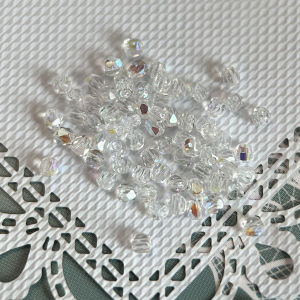Czech Beads 2mm Fire-Burned Diamond-Cut Date-Shape Beads 10pcs DIY Handmade Stringing Material Loose Beads Accessories