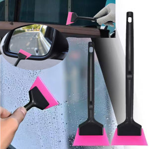 Mini Window Tint Squeegee Car Windshield Glass Quarter Squeegee Wiper Soft Rubber Blade Corner Film Installation Scraper
