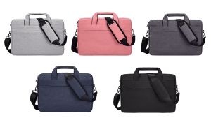 Premium Tas Laptop MacBook Pro 14 Chip M1 Pro Max 2021 A2442 Sleeve Bag Handle Selempang Laptop Kerja Kuliah Kantor Sarung Cover Ukuran 13 14 15 inch