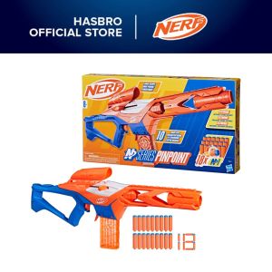 Nerf N Series Pinpoint Dart Blaster 18 Nerf N1 Darts Compatible Only with Nerf N Series Blasters 10-Dart Clip Nerf Blaster Gifts For Kids