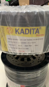 Cáp Kadita 4 lõi lớn 24AWG đồng nguyên chất có cáp treo dây