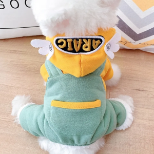 Thickened Four-Leg Clothes for Small Dogs And Cats Warm And Cozy Autumn Winter Pet Clothes Pomeranian Bichon Puppy Sizes