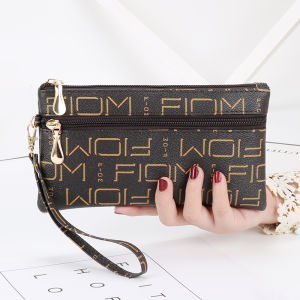 Fashionable Womens Clutch Bag Small Square Handbag Mobile Phone Bag Versatile Ladies Coin Purse Soft PU Leather Casual Handbag