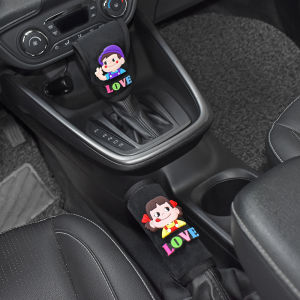 Universal Car Shift Lever Cover Hand Brake Handle Decorative Auto Manual Cartoon Style Interior Decoration Accessories