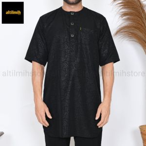 Baju Koko kurta Pakistan pria dewasa Al Quddus