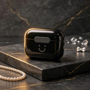 Cute Smiley Face TWS Wireless Earbuds Bluetooth 5.3 HiFi Stereo Earphone Built‑in Mic Touch Control Sports Headset