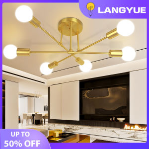 LANGYUE Modern Chandelier Light Modern Design Nordic Decor Lamp Celing Light Pendant Light Hanging Light E27 for Living Room Dining Room Bedroom Showroom