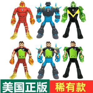 Young Hacker Ben10 Basic Doll Omnitrix Ben Tennyson Flame Man Doll Alien Force Toy