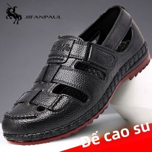 JIFANPAUL | Dép Xỏ Ngón Không Trượt Thoáng Khí Đế Mềm Có Lỗ