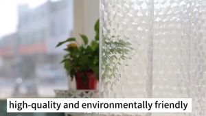 Long Shower Curtain Transparent EVA Shower Curtain Waterproof Fabric Bathroom Partition Toilet Plain Color