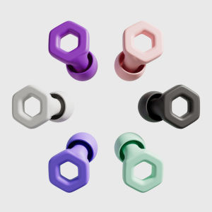 HUAK ที่อุดหูแบบเงียบเพื่อลดเสียงรบกวน – นุ่มเป็นพิเศษ ป้องกันการได้ยินแบบใช้ซ้ําได้สําหรับการนอนหลับ ว่ายน้ํา ทํางาน 8 เคล็ดลับหูใน XS/S/M/L