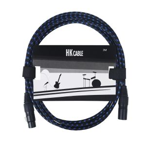IRIN | 3 Meter Electric Guitar Audio Cable Acoustic Guitar Bass Microphone Audio Cable Noise Canceling Braided Cable Accessory