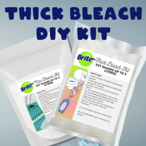 BritePH Thick Bleach DIY Kit - Make Your Own Powerful Toilet & Tile Cleaner!