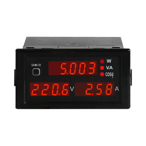 DL69-2048 Ampe Kế Vôn Kế Xoay Chiều Đa Năng Đồng Hồ Đo Dòng Điện Điện Áp AC 80-300V