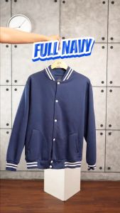 Jaket Varsity Pria Laki Jaket Cowok Baseball Jaket Fleece Varsiti Distro Jaket Bomber Casual Pria